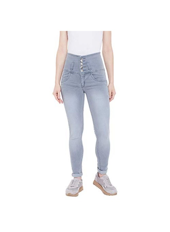 Nifty Women's Stretch Fit High Rise Jeans - Image 1