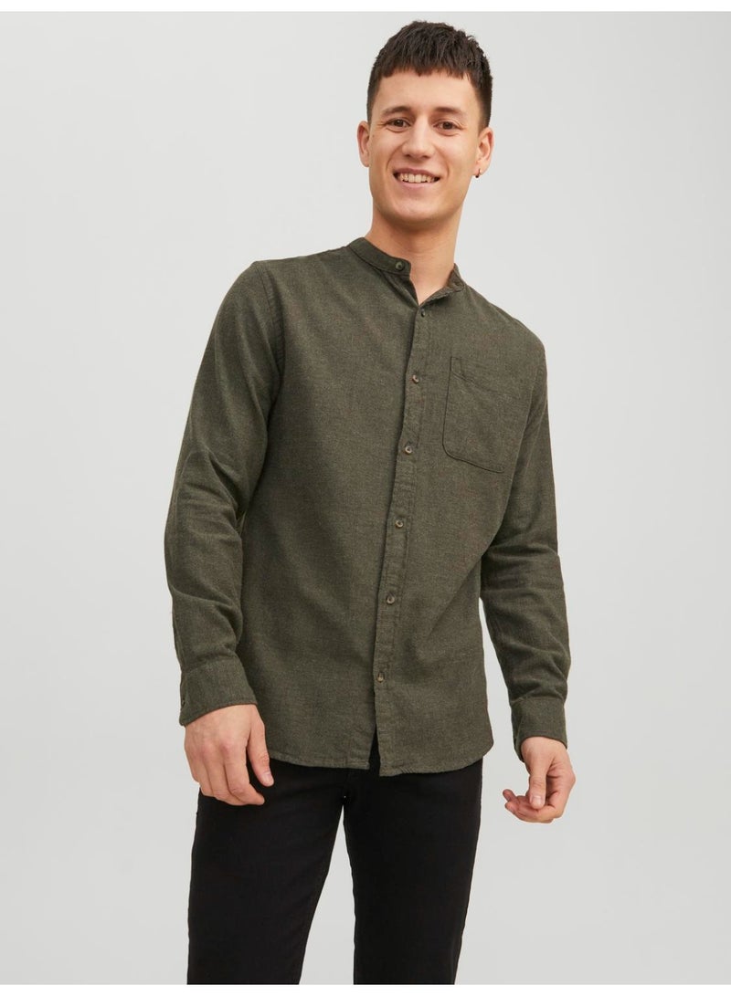 JACK & JONES Jjeband Melange Shirt Ls Noos  - Image 2