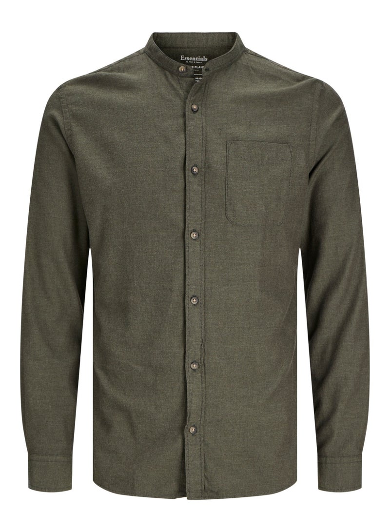 JACK & JONES Jjeband Melange Shirt Ls Noos  - Image 1