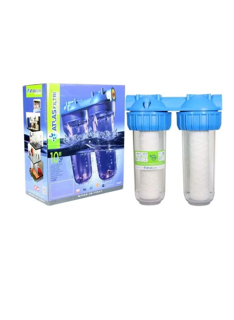 Atlas 2 Stage (Duplex) In Line Water Filter - Image 1