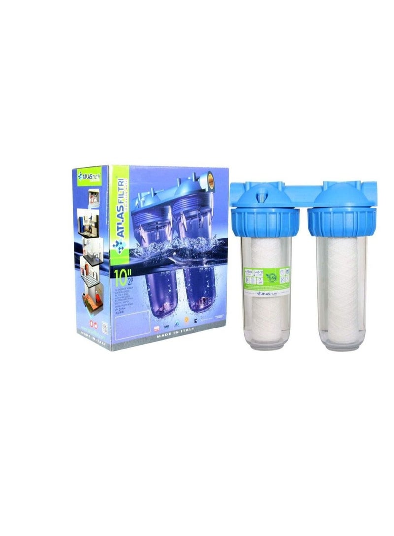 Atlas 2 Stage (Duplex) In Line Water Filter - Image 2