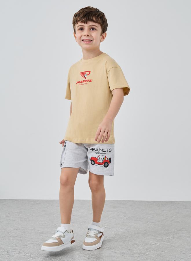 ستايلي شورت ستيلي برباط وطبعات مع تفاصيل جيوب - Image 2