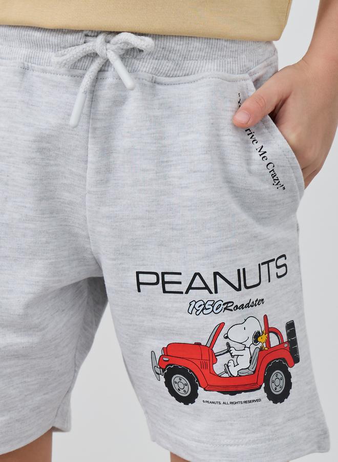 ستايلي شورت ستيلي برباط وطبعات مع تفاصيل جيوب - Image 3