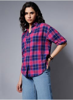 HIGH STAR Boxy Multicolor Shirt for Women  - Image 3