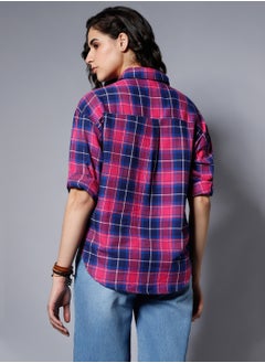 HIGH STAR Boxy Multicolor Shirt for Women  - Image 5