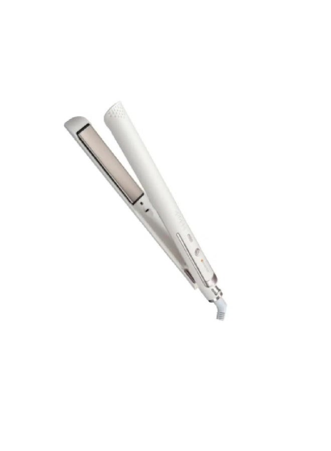 Hair Straightener – 40W with Temperature Control – White – Model RE-2169