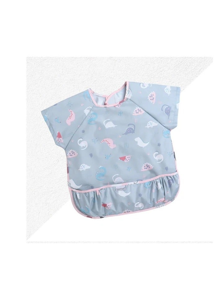 بولكاتوتس مريلة نصف كم مع جيب من Polka Tots - دينو - Image 1