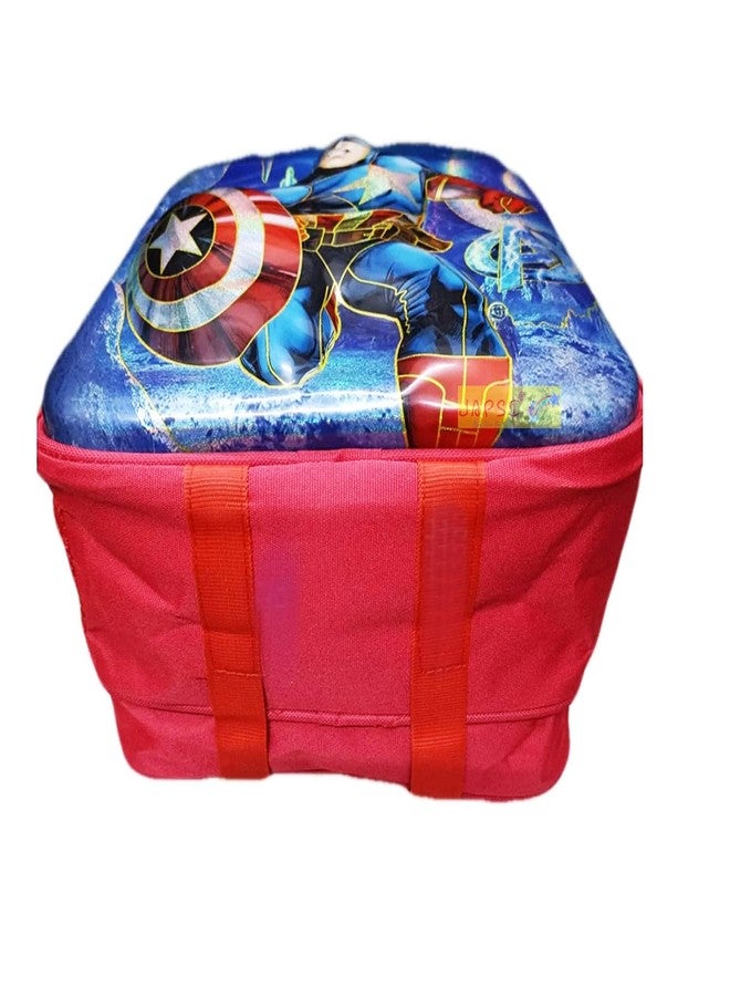 JAPSI Pre Primary Super Hero Kids Bag for 3 to 5 years | Small Backpack For Kids | Toddler bag | School Bag Kids | Backpack For Kids Boys | Nursery School Bag | Baby School Bag (Blue) - Image 2