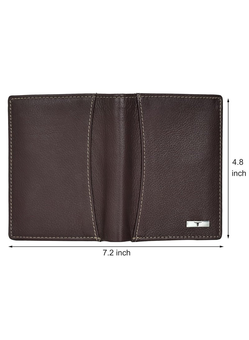 URBANFOREST URBAN FOREST Men's Leather Wallet (UBF130DBR1018, Dark Brown) - Image 3