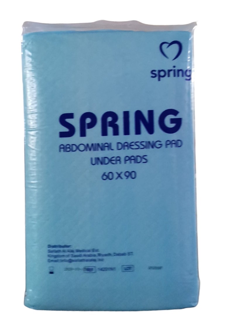 SPRING 150-piece Sanitary Pads Carton (6 packs of 25 pieces each) Disposable Absorbent Bed Pads for Adults, Children and Elderly 90cm*60cm - Image 3