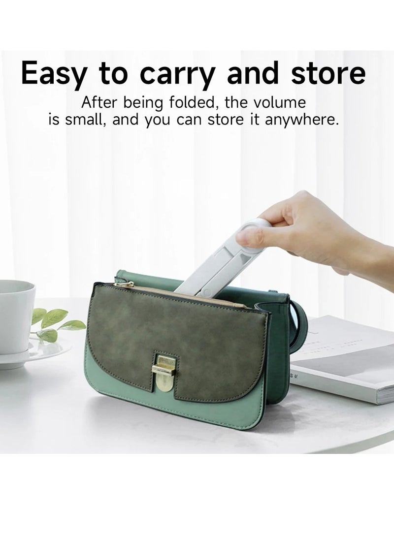 AROAQ Tablet Stand Holder, Triangular Folding Bracket Tablet Holder, Adjustable And Flexible Simple Mobile Phone Holder, Easy To Carry Portable Fixed Tablet Stand For Mobiles And Tablets, (Black) - Image 2