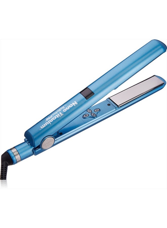 BabylissPRO Nano Titanium 1" Digital Straightener - Image 1
