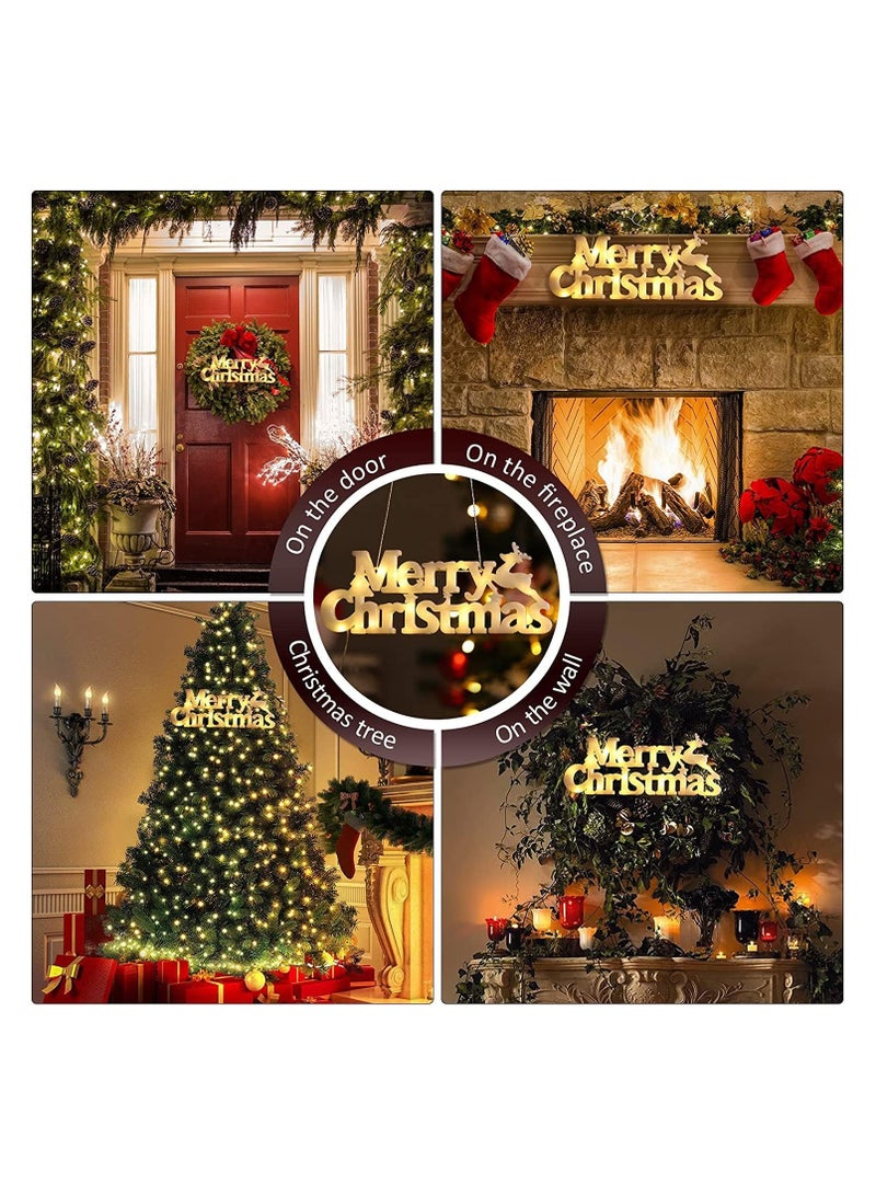 هايلاند عيد ميلاد سعيد ضوء شنقا الديكور - Image 4