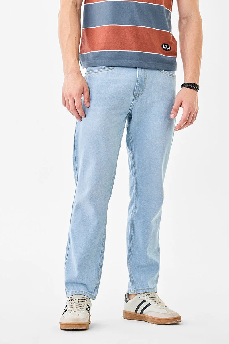 Relaxed Fit Washed Jeans