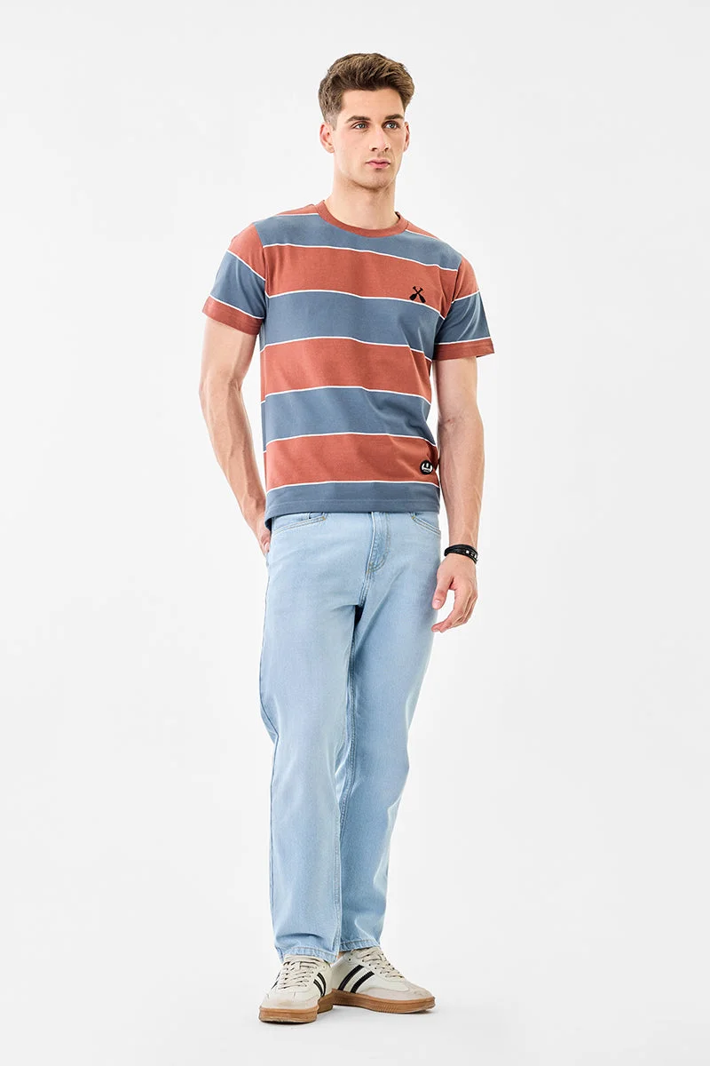 SNITCH Relaxed Fit Washed Jeans