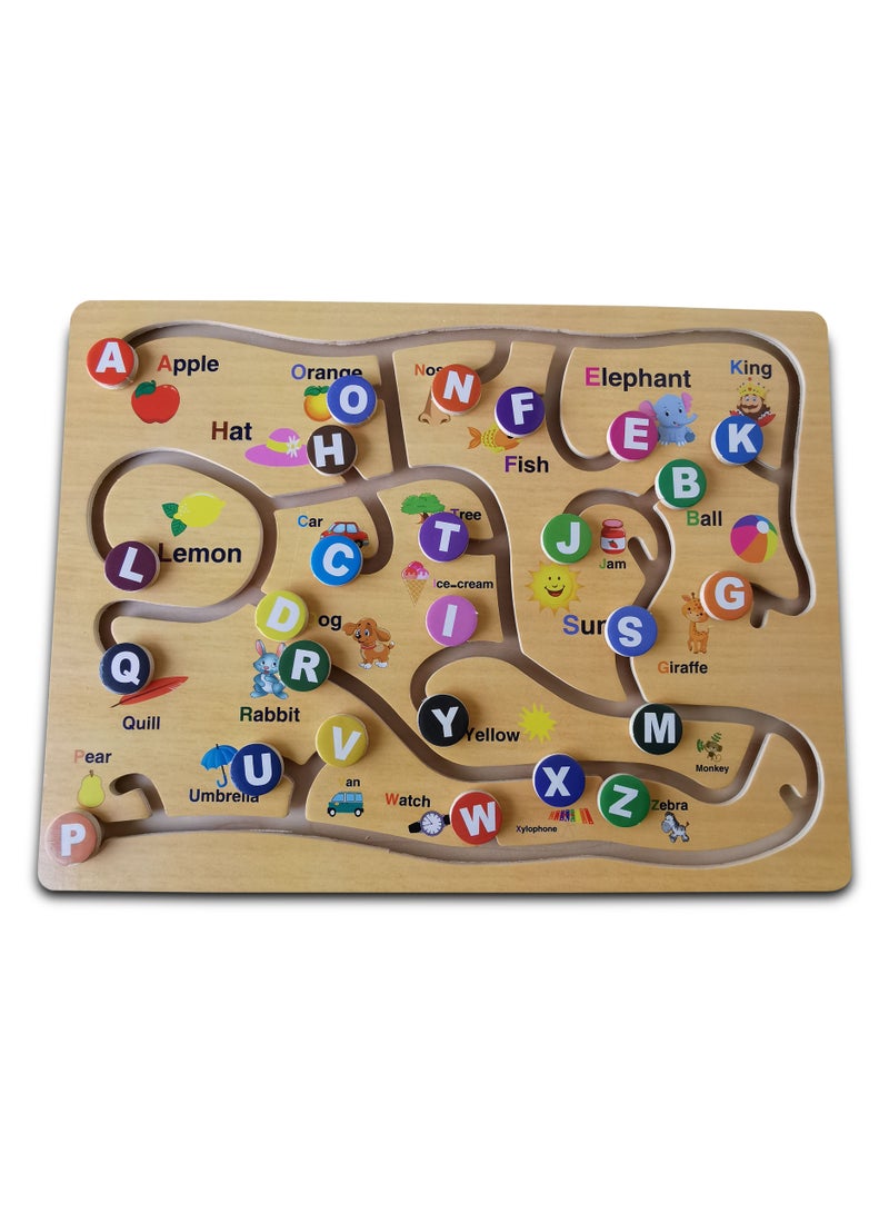 لعبة حروف الأبجدية ABC للأطفال جيدة للأنشطة التنموية المبكرة - Image 1