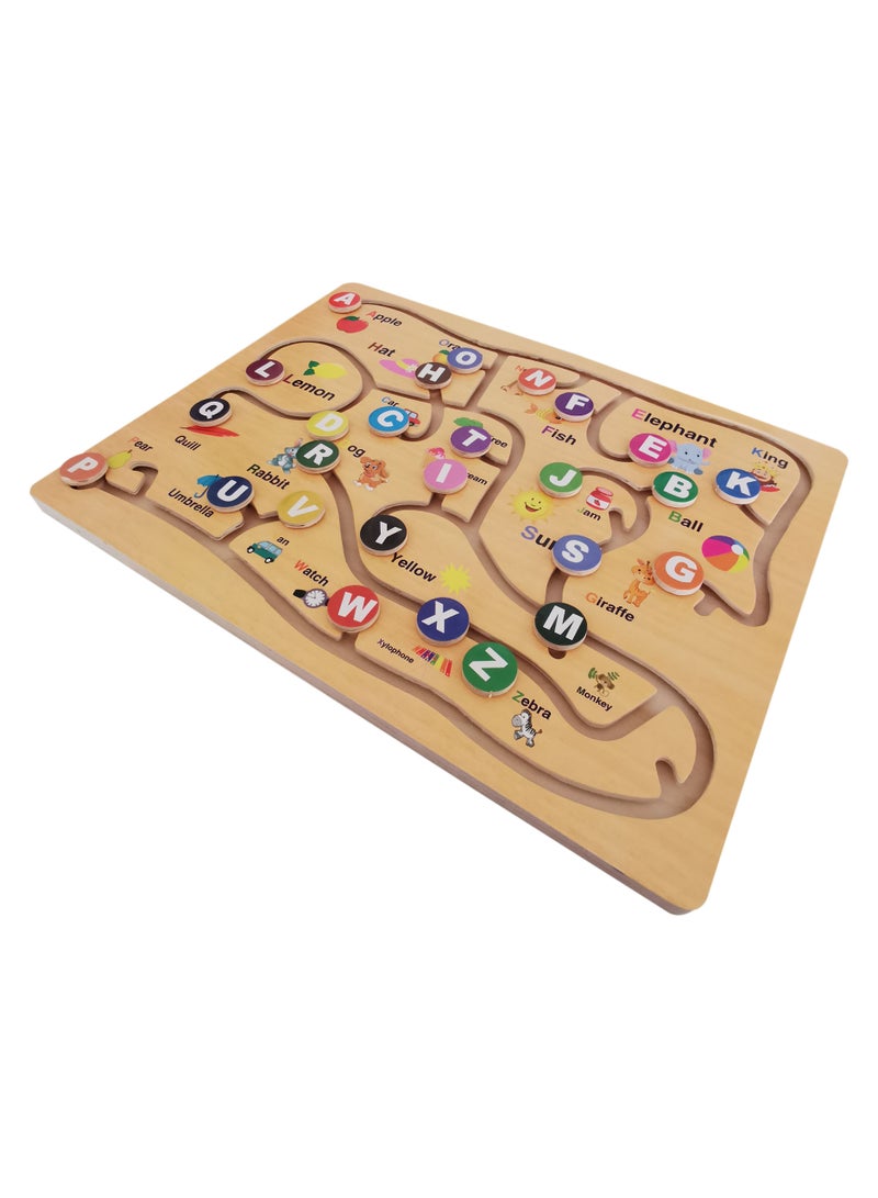 لعبة حروف الأبجدية ABC للأطفال جيدة للأنشطة التنموية المبكرة - Image 3