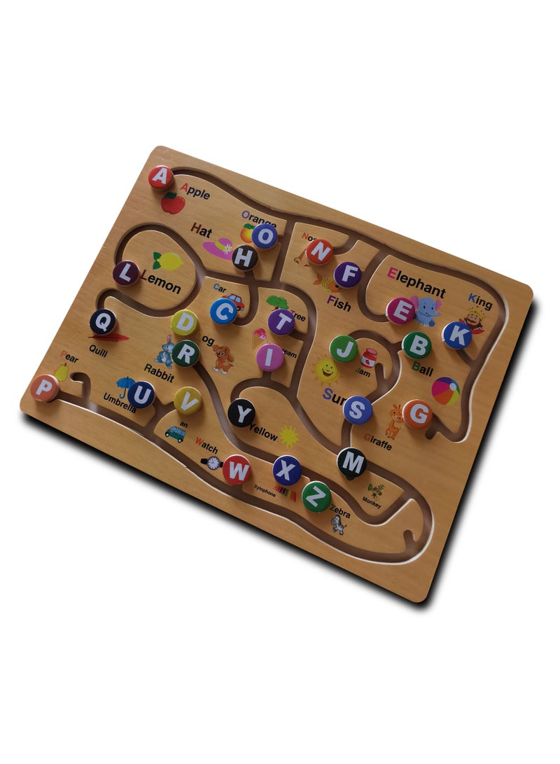 لعبة حروف الأبجدية ABC للأطفال جيدة للأنشطة التنموية المبكرة - Image 4