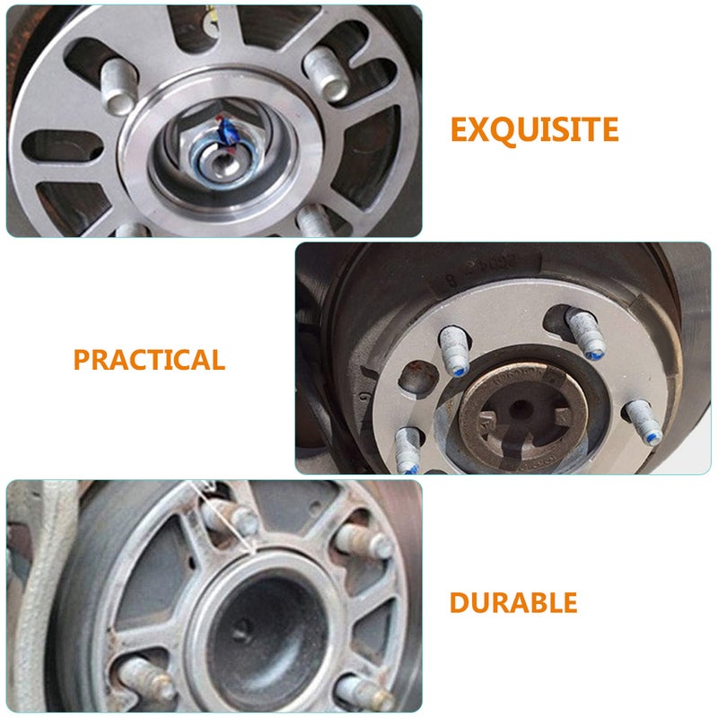 2 PCS Car Wheel Hub فواصل الألومنيوم سبيكة عجلات فاصل مركبة الفواصل - Image 3