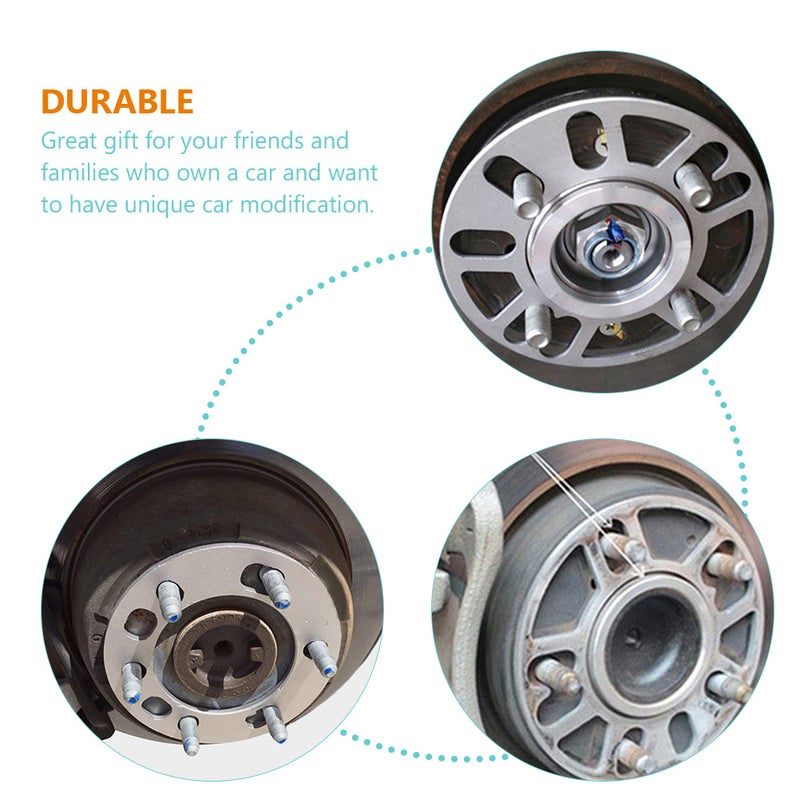 2 PCS Car Wheel Hub فواصل الألومنيوم سبيكة عجلات فاصل مركبة الفواصل - Image 4