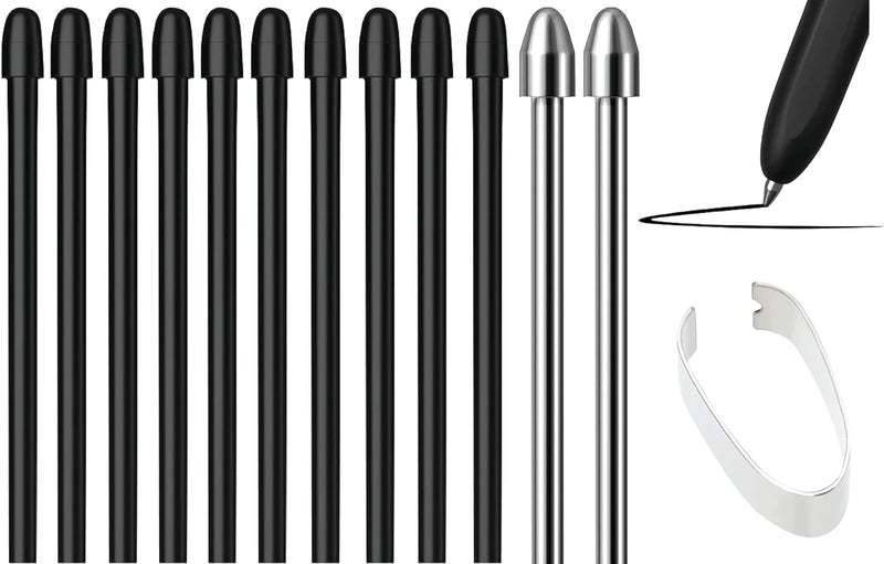 WirelessFinest 12X Nibs Tips Refill Replacmenet for Marker Remarkable 1 & 2 Stylus Tablet Pen Standard Soft Tips - Image 1