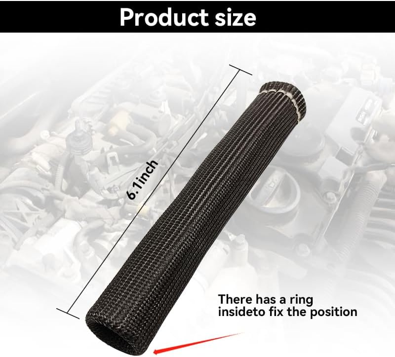RBOKO 8PCS Spark Plug Heat Shield Covers - Image 2