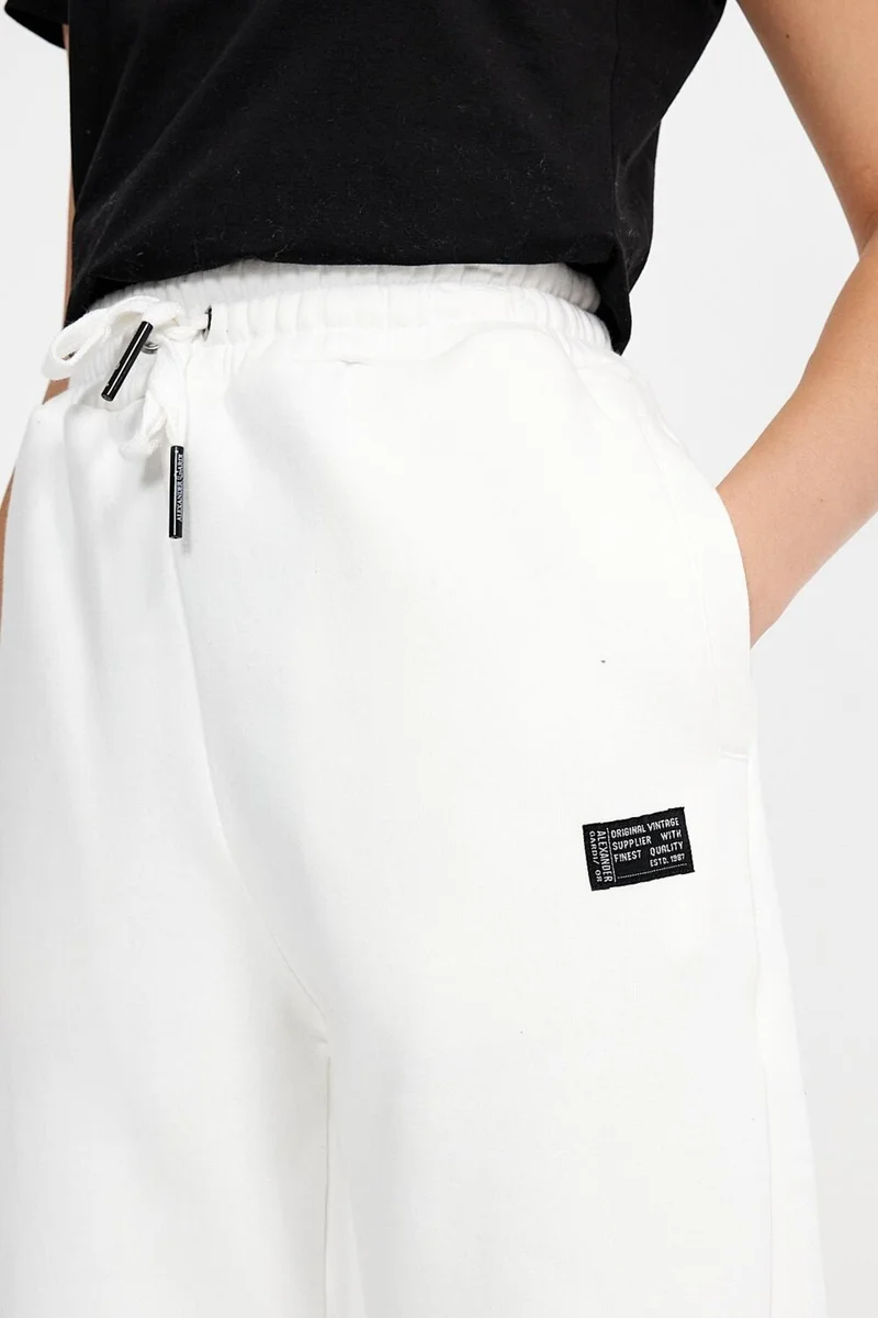 Alexandergardi Alexandergardı Raised Wide Fit Jogger Sweatpants (B23-0029)