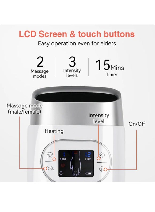 NKX - Electric Hand Massager with Warm Compression & Airbag Kneading - Image 1