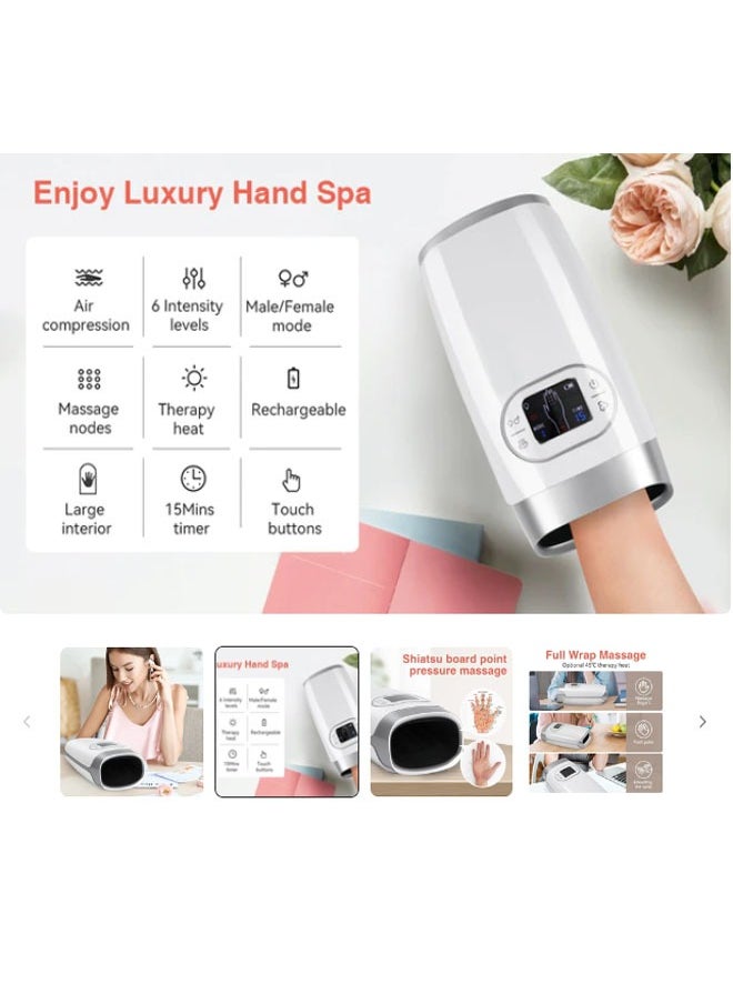 NKX Electric Hand Massager with Warm Compression & Airbag Kneading  - Image 5