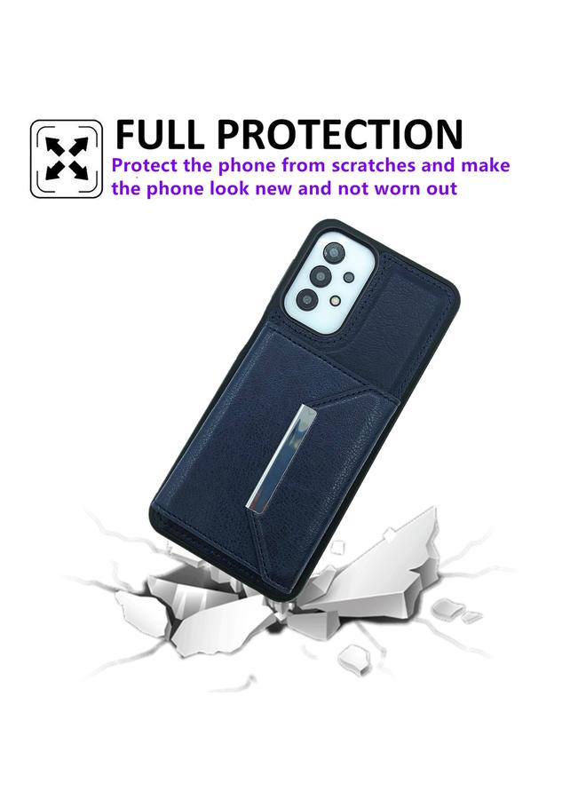 erorex Case For Samsung Galaxy S20 FE Solid Color Metal Buckle Card Slots Bag Phone Case - Image 5