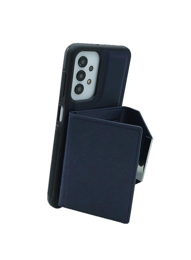 erorex Case For Samsung Galaxy S20 FE Solid Color Metal Buckle Card Slots Bag Phone Case - Image 4