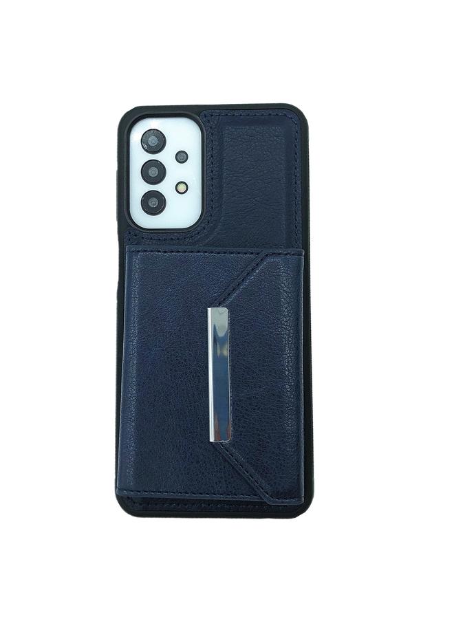 erorex Case For Samsung Galaxy S20 FE Solid Color Metal Buckle Card Slots Bag Phone Case - Image 2