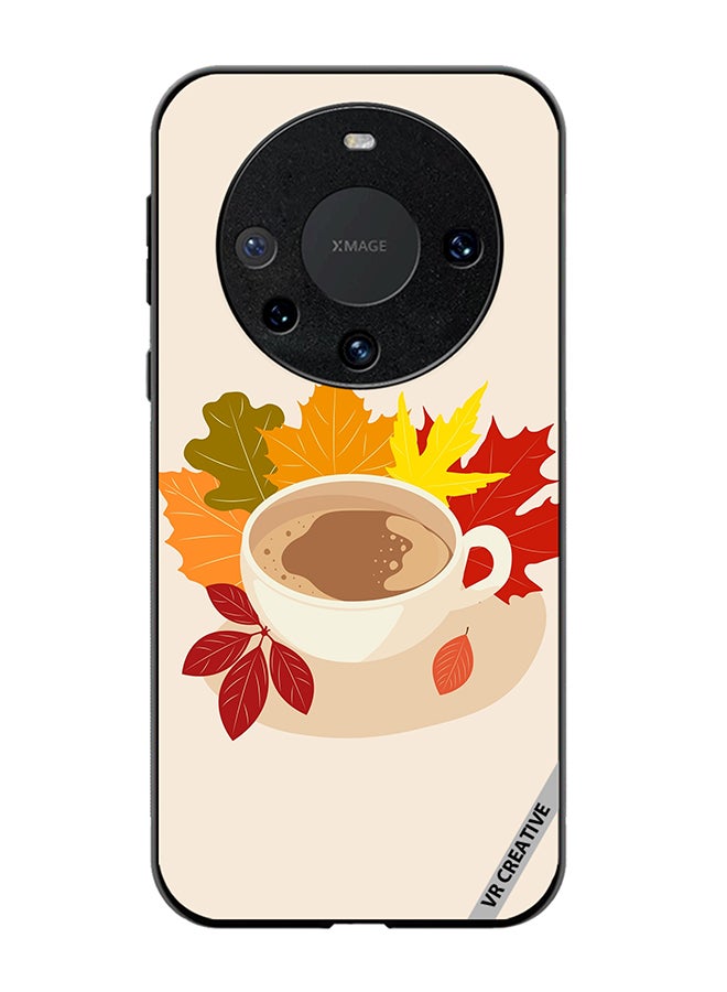 VR CREATIVE Protective Case Cover For Huawei Mate 60 A Cup Of Coffee With Colorful Design Multicolour - Image 1