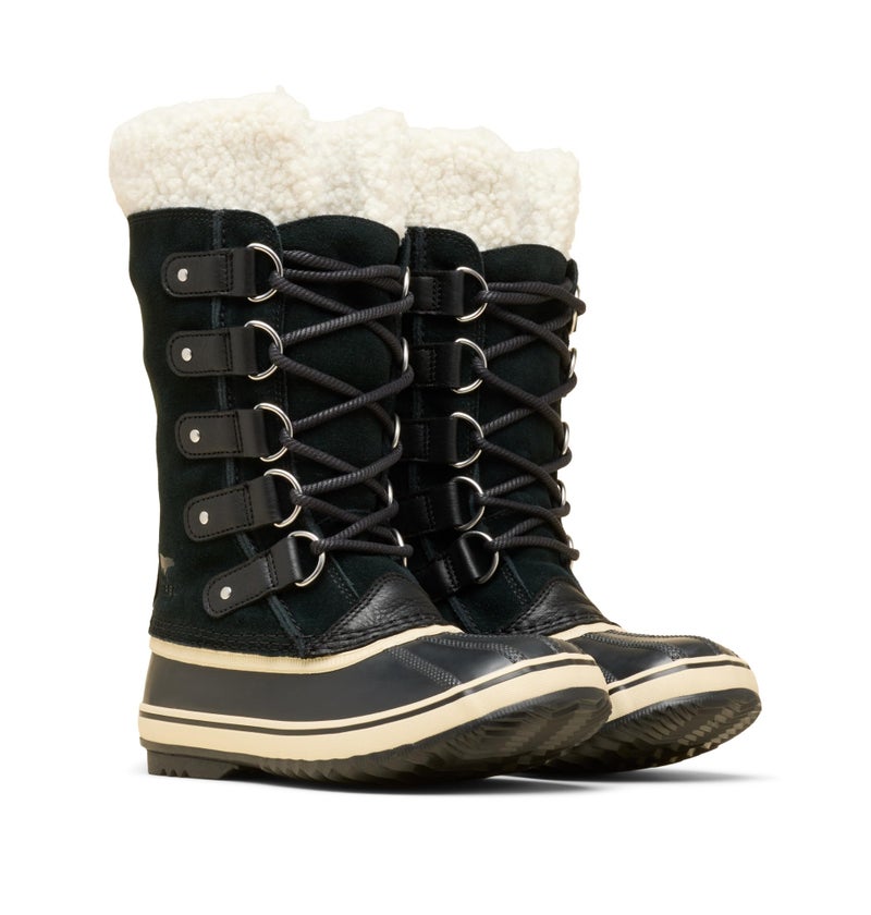 Sorel Women's Joan of Arctic Waterproof Boot, Black/Bleached Ceramic, 9.5 Regular - Image 2
