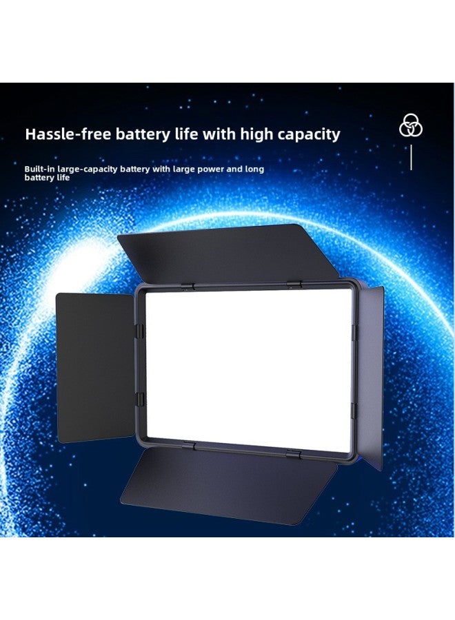 RGB Flat Light Live Photography Fill Light Internet Celebrity Background Light LED Food Ring Light Shooting Atmosphere Anchor Light-Color:OL336 Tablet Fill Light RGB  - Image 4