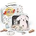 Speedy Monkey My Little Dog Care Suitcase Includes Plush Dog Accessories Snacks Bowl Collar Brush Perfect Toy for Pretend Play Travel Adventures and Pet Care Fun Ages 36 Years - Image 2