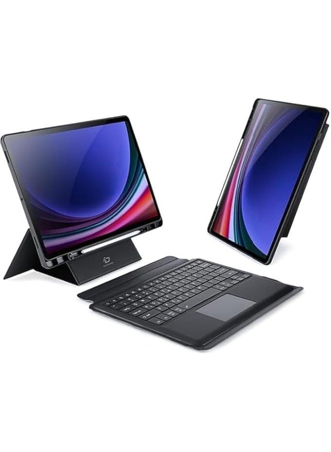 general Trackpad Keyboard Compatible with Samsung Galaxy Tab S9 FE 10.9" 2023 SM-X510 X516B Detachable Magic Keyboard Case With Pencil Holder For Tab S9 FE - Image 1
