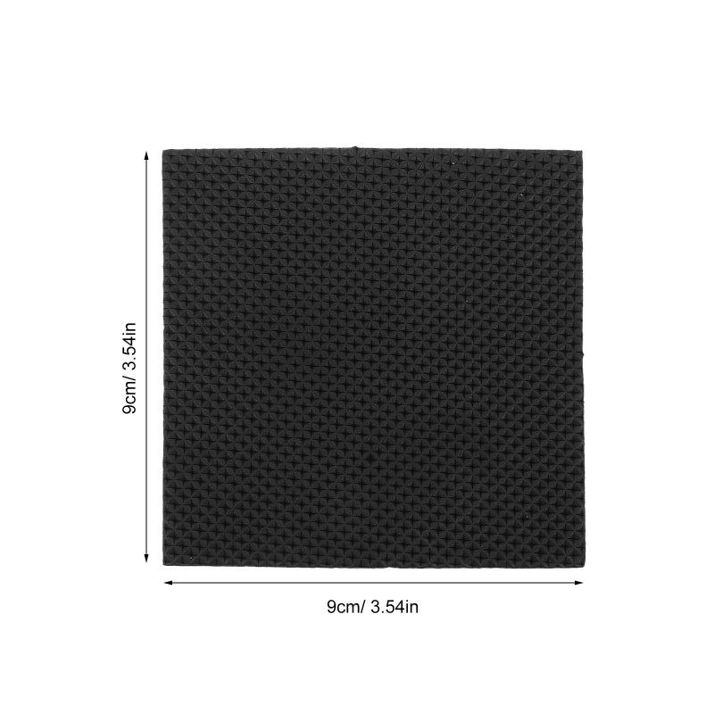12Pcs Billiard Table Leg Levelers Black Cuttable Pads for Pool Table Stability and Noise Reduction - Image 2