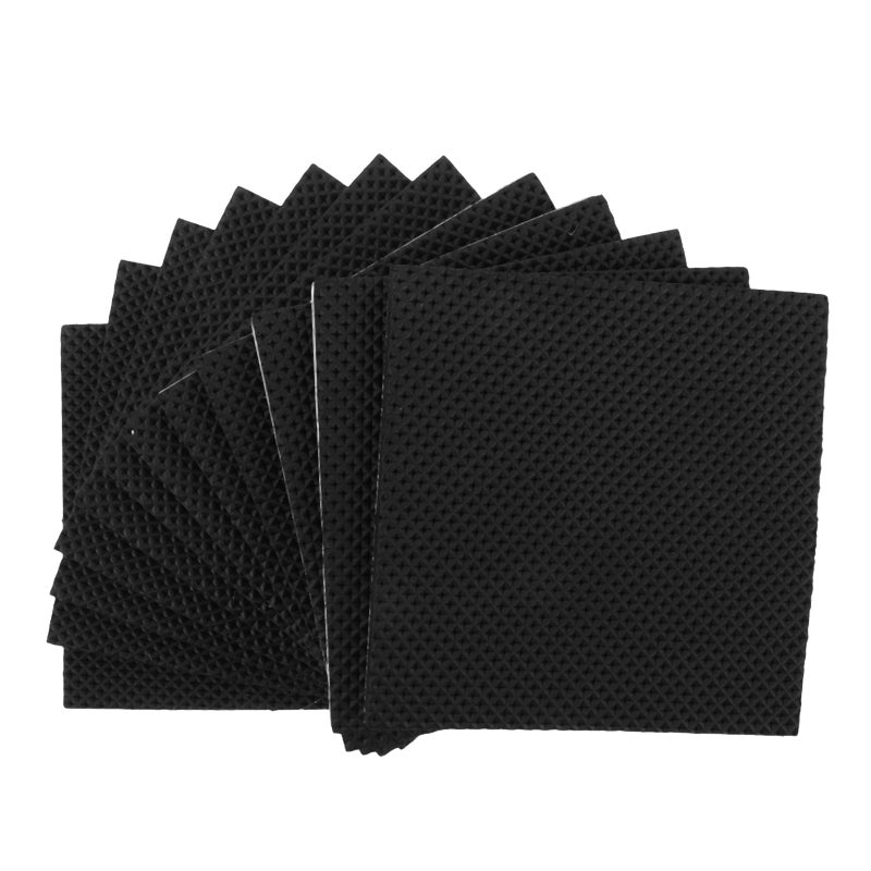 12Pcs Billiard Table Leg Levelers Black Cuttable Pads for Pool Table Stability and Noise Reduction - Image 5