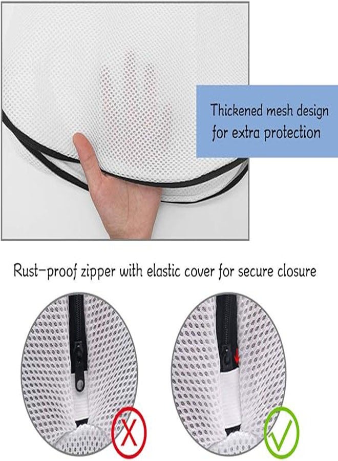 RATSAW Shoe Wash Bags Set Of 4 REUsable Mesh Shoe Laundry Bags For Sneakers Trainers Running Shoes Fit Up To  Size 12 - Image 5