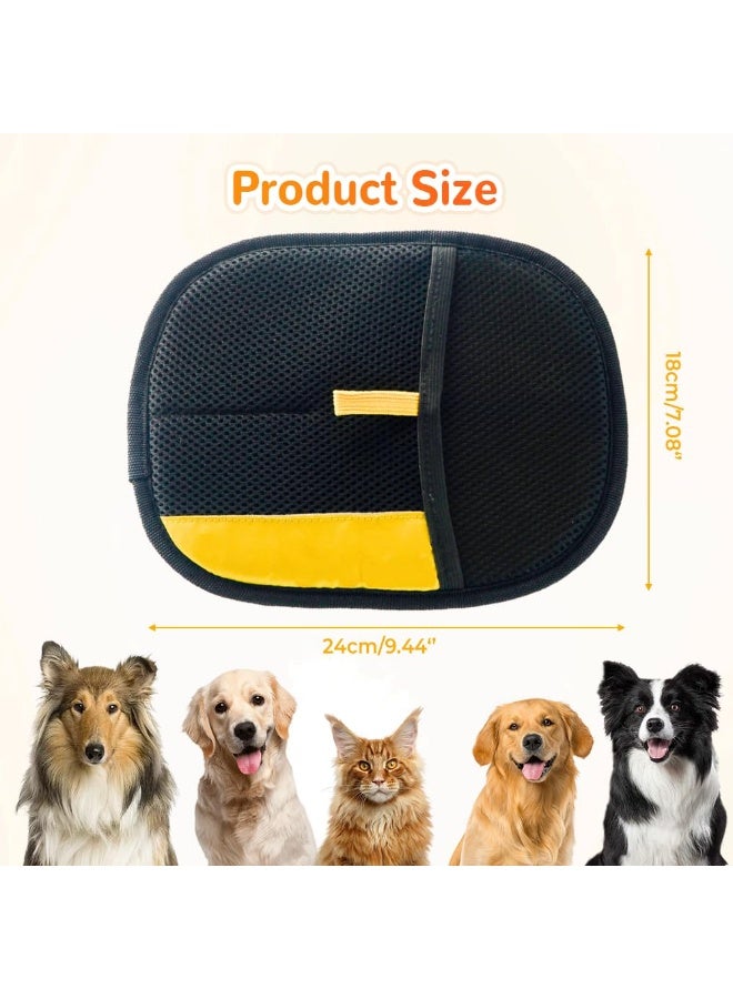 2Pcs Electrostatic Gloves Pet Hair Removal, 2025 Pet Hair Remover Glove, Washable Reusable Dogs Cats Hair Gloves for Furniture Bed Sheets Couch Clothes Carpet Car Seat - Image 4