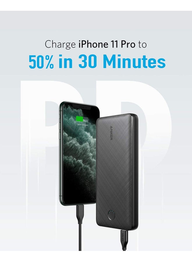 Anker Power Bank, USB-C Portable Charger 20000mAh with 20W Power Delivery, 525 Power Bank (PowerCore Essential 20K PD) for Phone 16/16 Pro / 16 Pro Max / 15/15 Pro, Samsung, iPad Pro, Huawei and More - Image 2