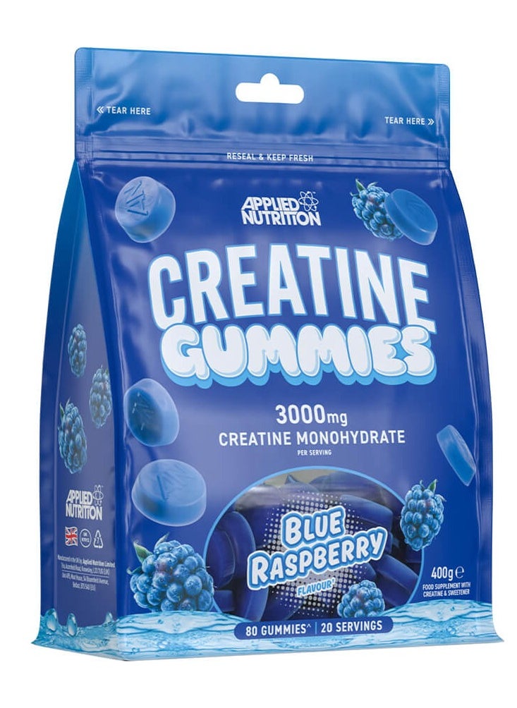 Applied Nutrition Applied Nutrition Creatine Gummies 3000mg 20Ser 400g Blue Raspberry  - Image 1