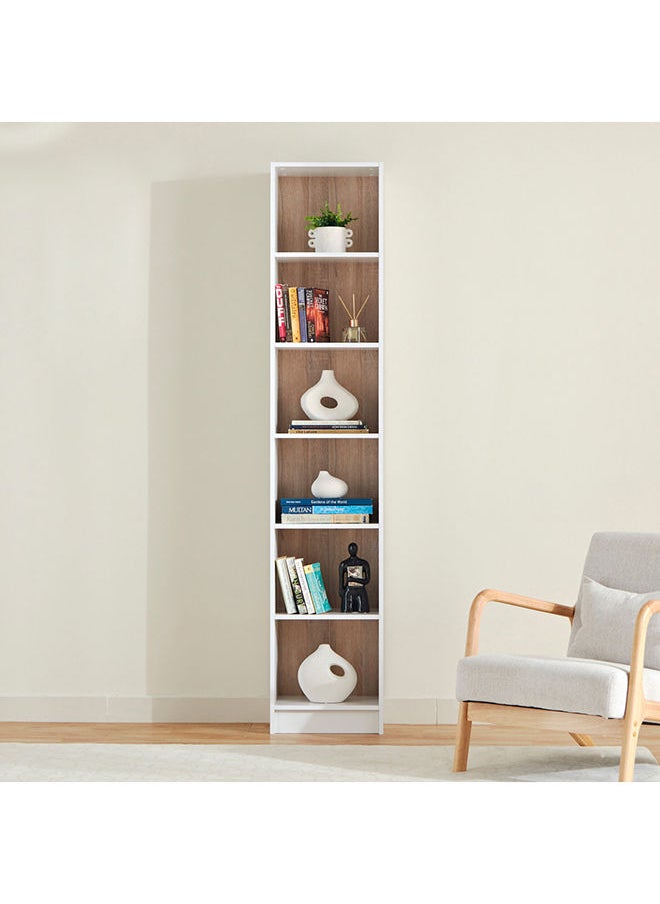 Home Box Alford Avian 6-Tier Narrow Bookcase 40 x 202 x 28 cm  - Image 2