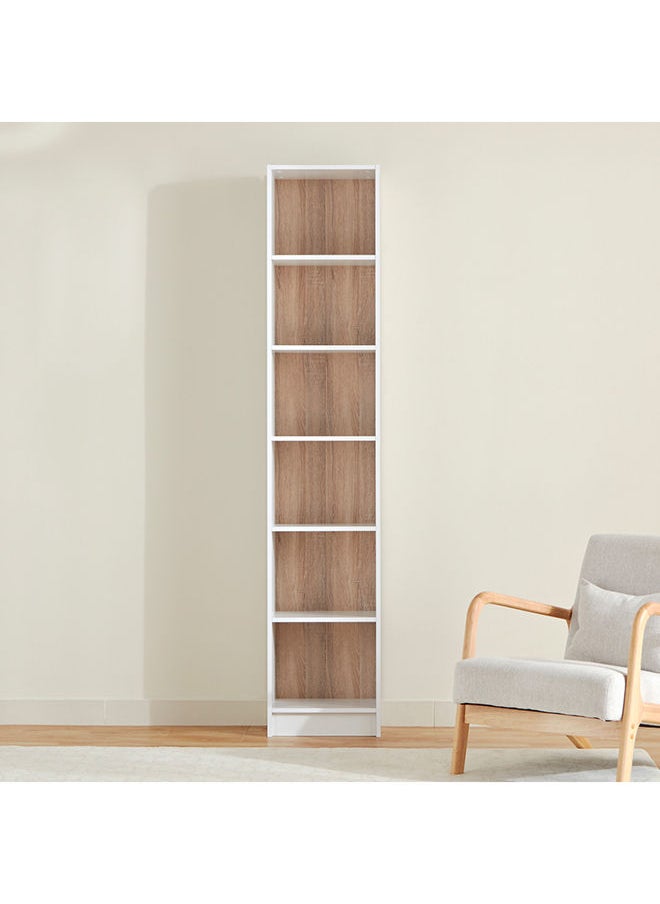 Home Box Alford Avian 6-Tier Narrow Bookcase 40 x 202 x 28 cm  - Image 3