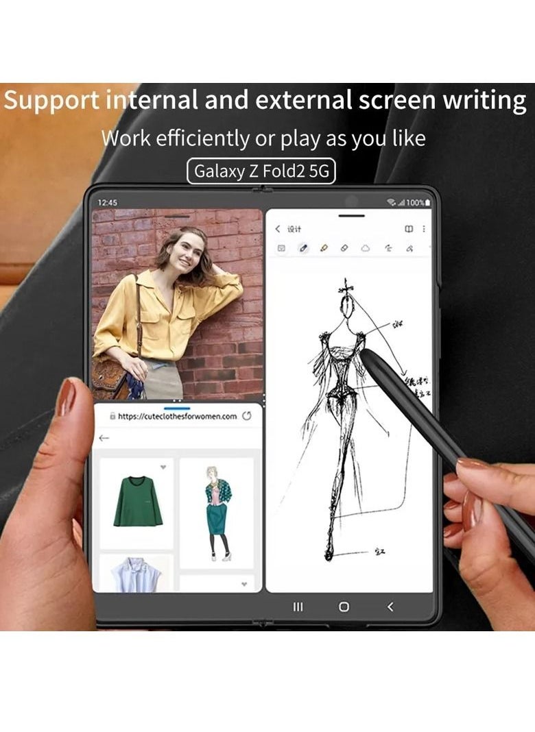 ELTRAZONE Fold Edition Galaxy Z Fold 4 Pen Replacement for Samsung Galaxy Z fold 4 5G S Pen Stylus +Replacement Tips/Nibs+Card Pin (Black)  - Image 5
