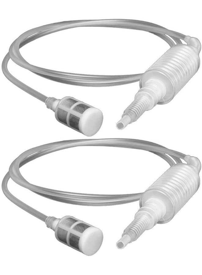 2Pcs Liquid Transfer Pump Water Fuel Squeezing Gas Siphon Manual Pumping Petrol Syphon For Light Oils Gas Petrol Fish Tank - Image 1