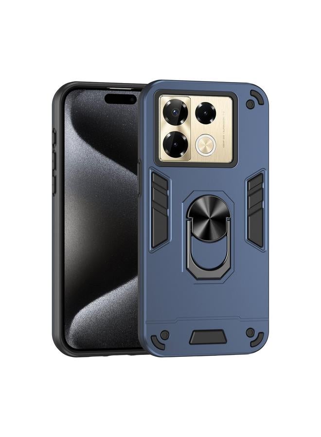 اس-توب جراب لهاتف Infinix Note 40 Pro 4G جراب هاتف مضاد للصدمات مزود بحلقة معدنية - Image 1