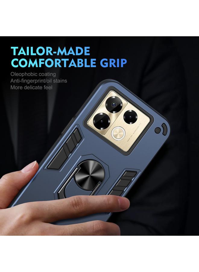 اس-توب جراب لهاتف Infinix Note 40 Pro 4G جراب هاتف مضاد للصدمات مزود بحلقة معدنية - Image 5