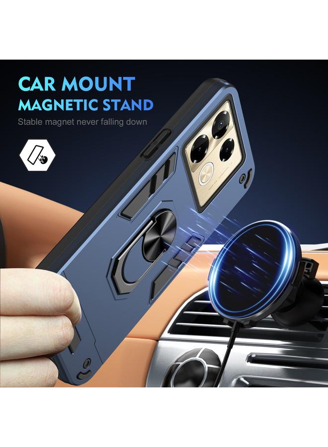 اس-توب جراب لهاتف Infinix Note 40 Pro 4G جراب هاتف مضاد للصدمات مزود بحلقة معدنية - Image 2